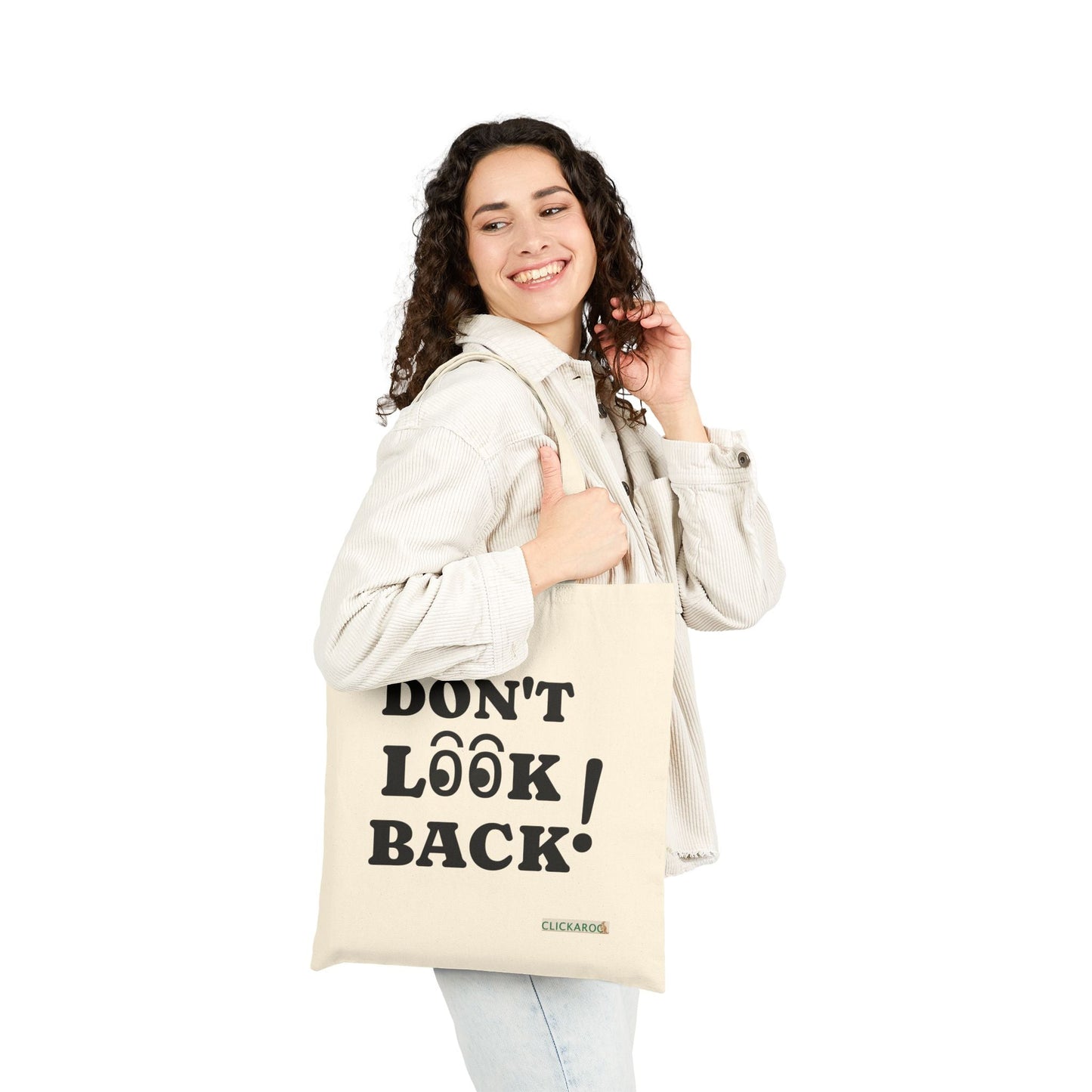 Buy Tote Bag Motivational Cotton Canvas Printed Shopper for Everyday Use Printify