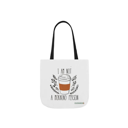 Buy “I Am Not a Morning Person” Funny Canvas Tote Bag Printify