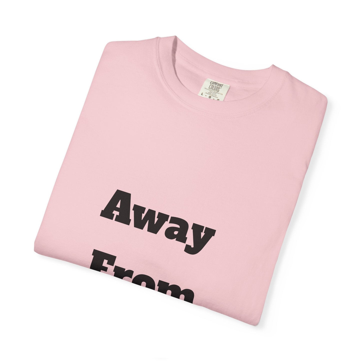 Buy Printed White T Shirts Online For Unisex | White T Shirts For Office Professionals With Quote -"Away From Desk" Printify