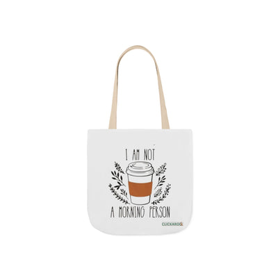 Buy “I Am Not a Morning Person” Funny Canvas Tote Bag