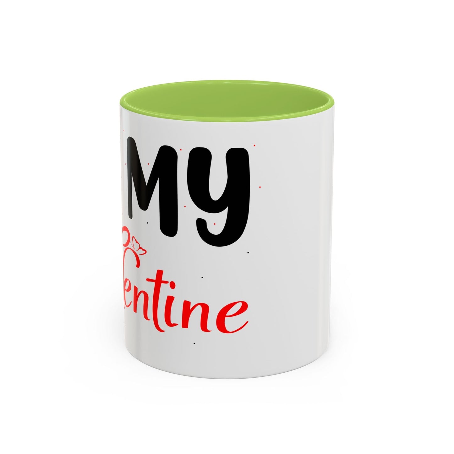 Buy Printed Coffee Mugs Online | White Ceramic Mugs Online With Quote "Be My Valentine" Printify