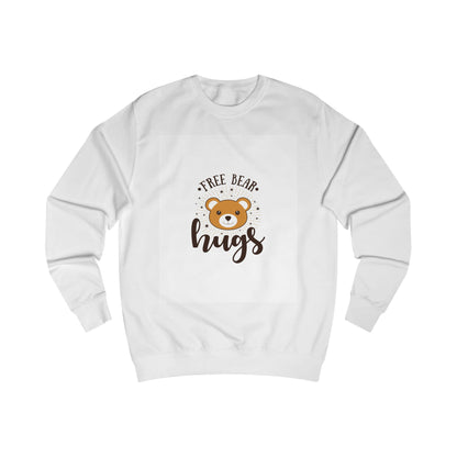 Bear Hugs Sweatshirt — 'Free Bear Hugs' Front + 'Stronger Every Day' Back