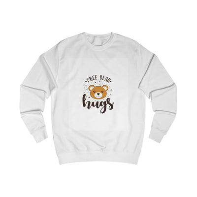 Bear Hugs Sweatshirt — 'Free Bear Hugs' Front + 'Stronger Every Day' Back