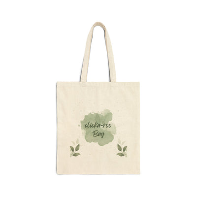 Canvas Tote Bag | Custom Printed Market Tote | Floral Design
