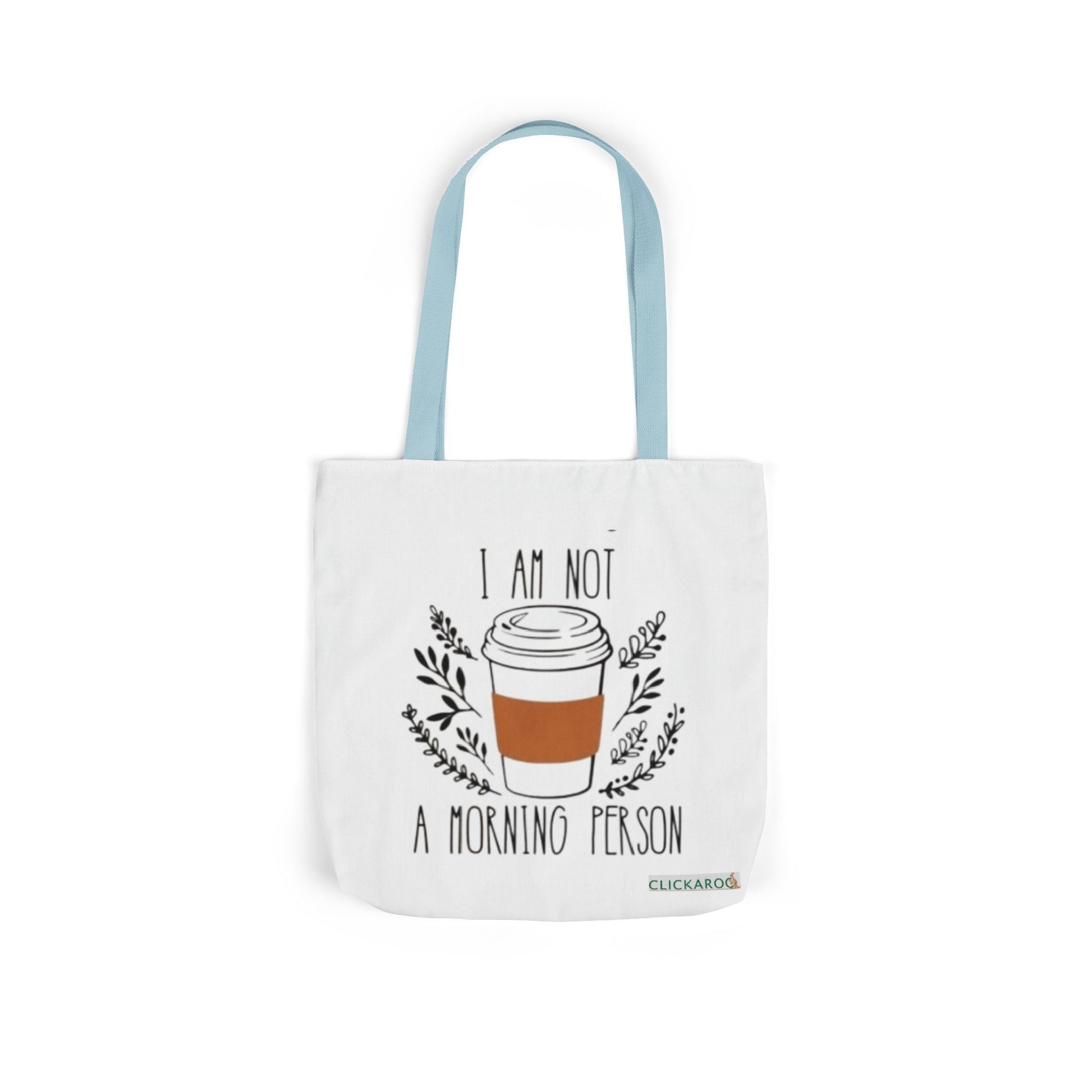 Buy “I Am Not a Morning Person” Funny Canvas Tote Bag Printify
