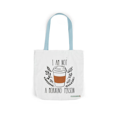 Buy “I Am Not a Morning Person” Funny Canvas Tote Bag Printify