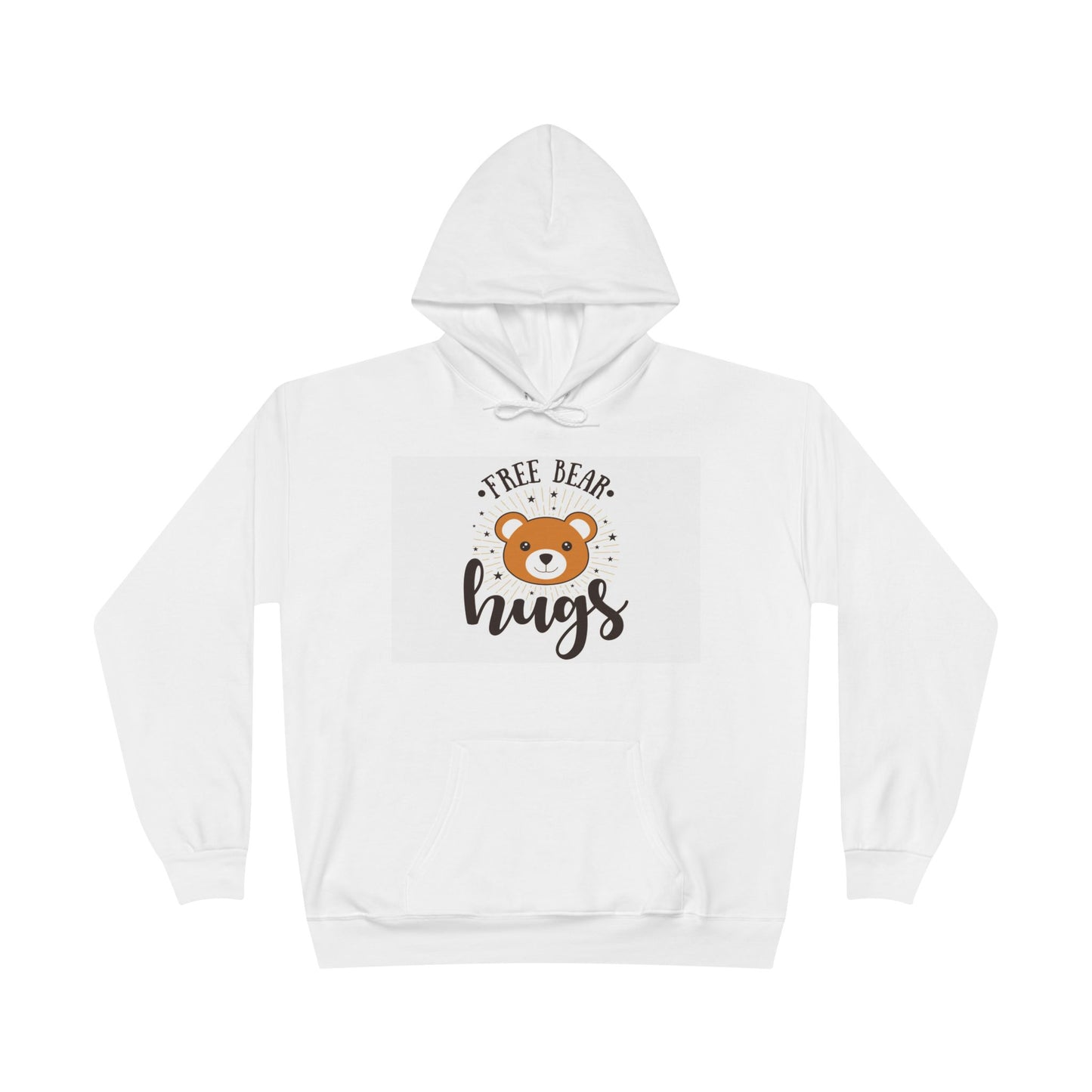 Free Bear Hugs Hoodie — Cute Teddy Graphic Pullover