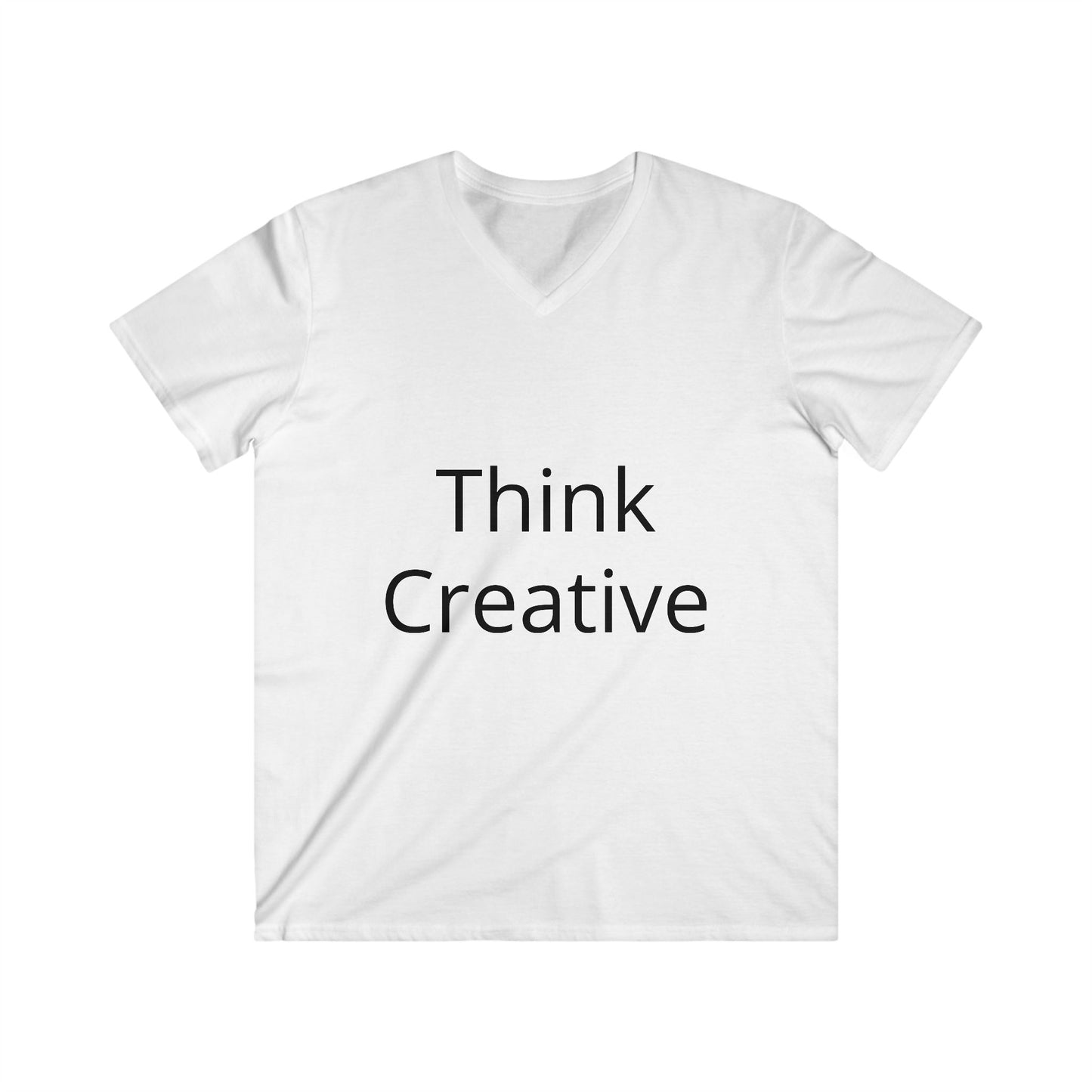 Men's Fitted V-Neck Short Sleeve Tee