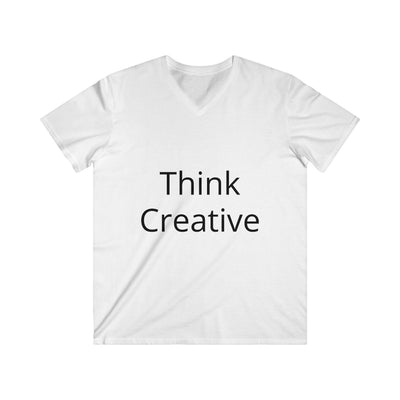 Men's Fitted V-Neck Short Sleeve Tee