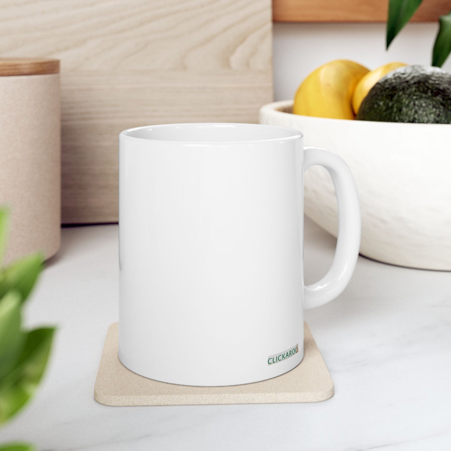 Buy “Never Give Up” Ceramic Coffee Mug Inspirational Script Coffee Cup Printify