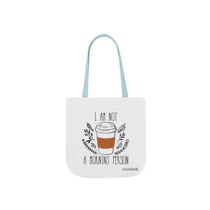 Buy “I Am Not a Morning Person” Funny Canvas Tote Bag Printify