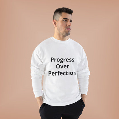 Progress Over Perfection Crewneck Sweatshirt — Cute 'Free Bear Hugs' Graphic