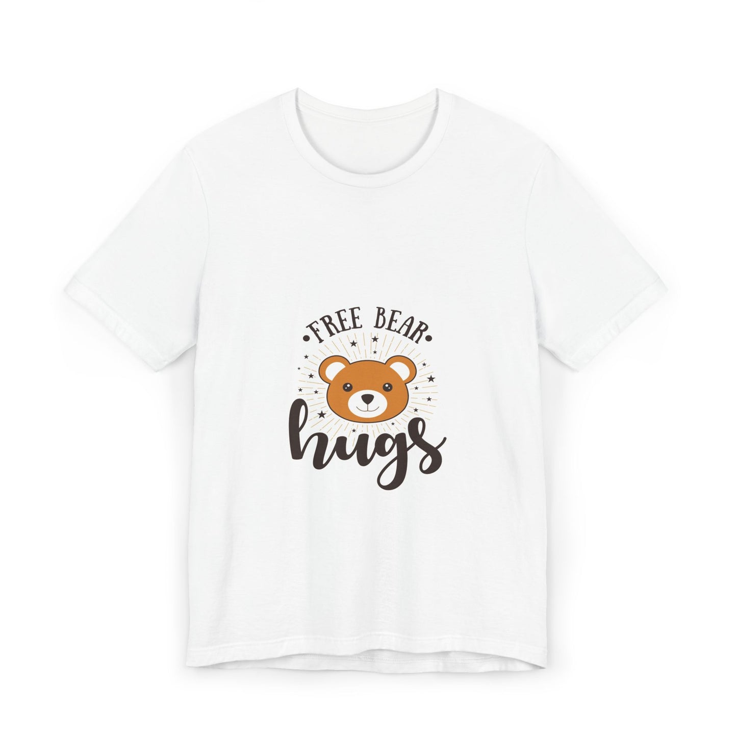 Free Bear Hugs T-Shirt — Cute Teddy Graphic Tee for Kids & Adults