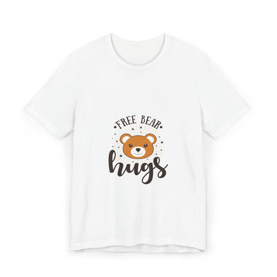 Free Bear Hugs T-Shirt — Cute Teddy Graphic Tee for Kids & Adults
