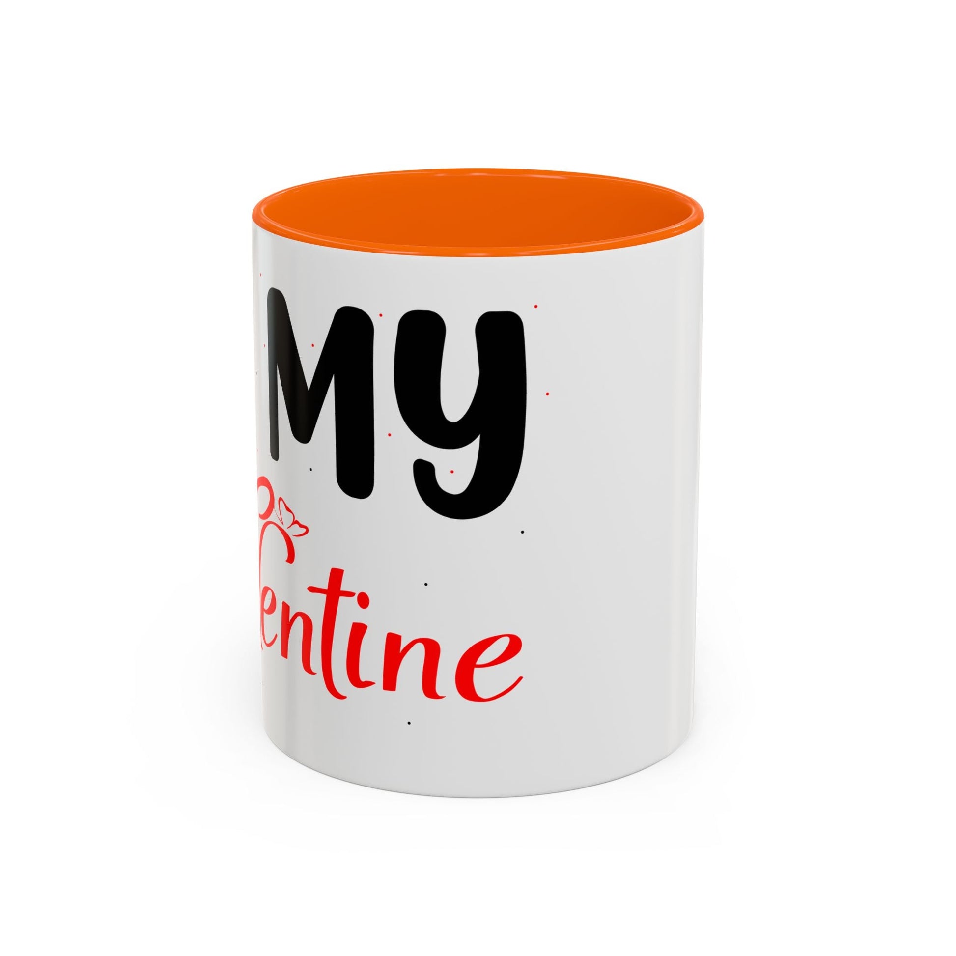 Buy Printed Coffee Mugs Online | White Ceramic Mugs Online With Quote "Be My Valentine" Printify