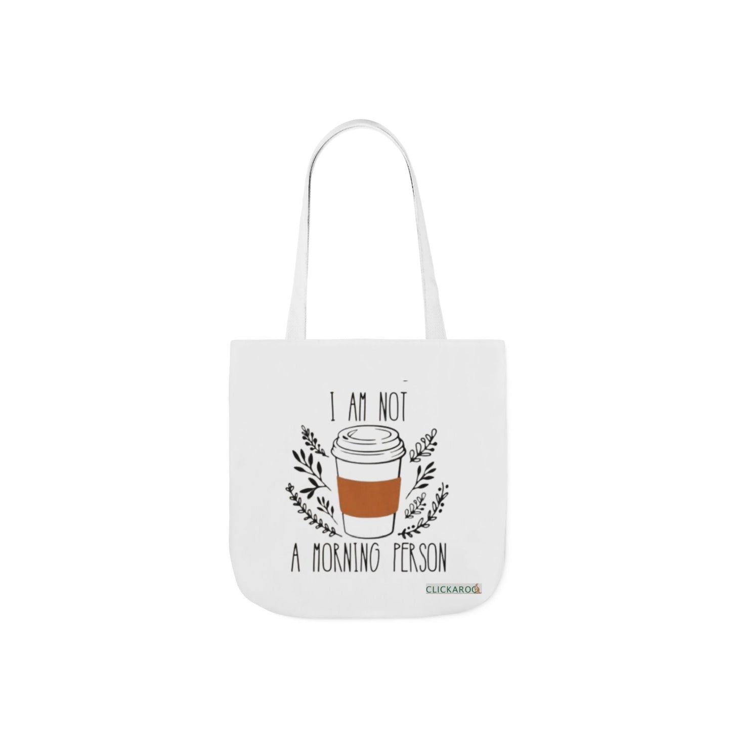 Buy “I Am Not a Morning Person” Funny Canvas Tote Bag Printify