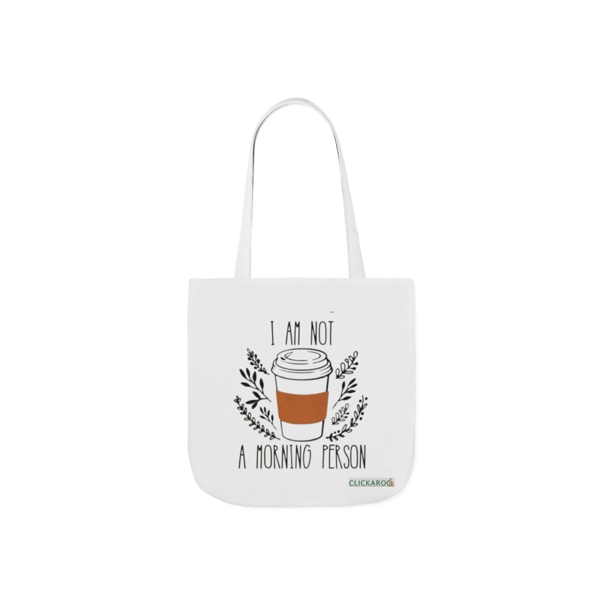 Buy “I Am Not a Morning Person” Funny Canvas Tote Bag Printify