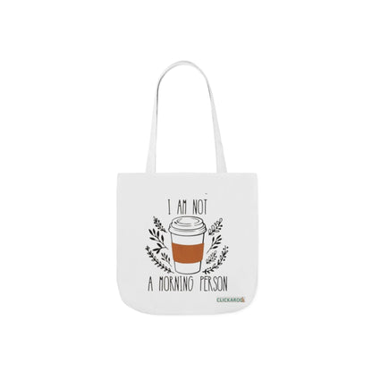Buy “I Am Not a Morning Person” Funny Canvas Tote Bag Printify