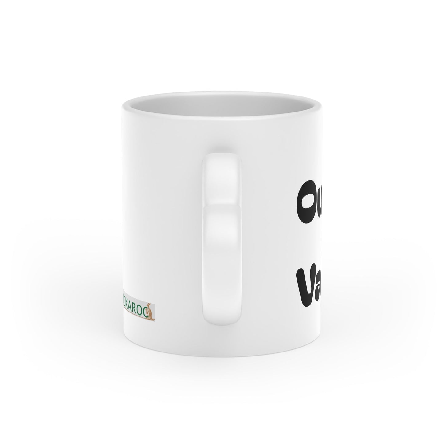 Buy Printed White Coffee Mugs | Valentine's Coffee Mugs Online For Couples - "Our First Valentine" Printify