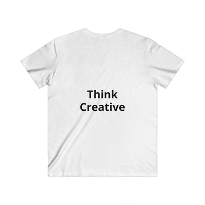 Men's Fitted V-Neck Short Sleeve Tee