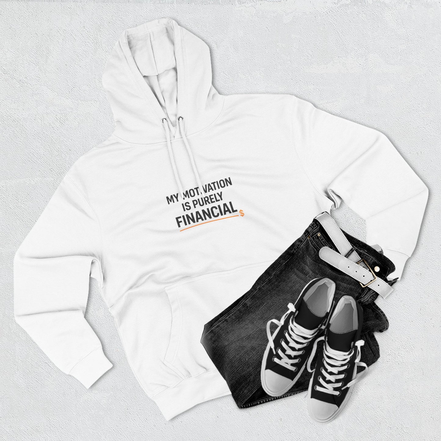 My Motivation Is Purely Financial Hoodie – Funny Unisex Hoodie for Men & Women