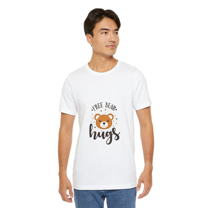 Free Bear Hugs T-Shirt — Cute Teddy Graphic Tee for Kids & Adults