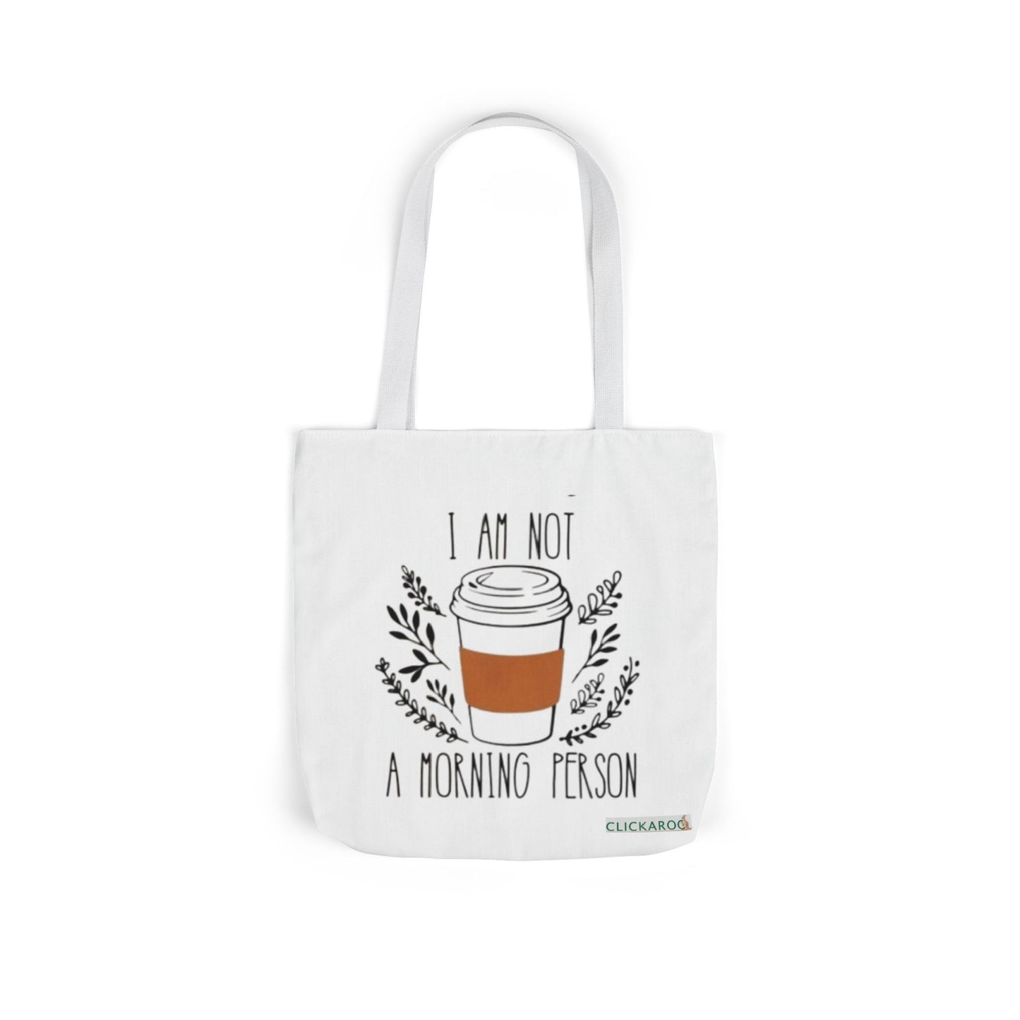 Buy “I Am Not a Morning Person” Funny Canvas Tote Bag Printify