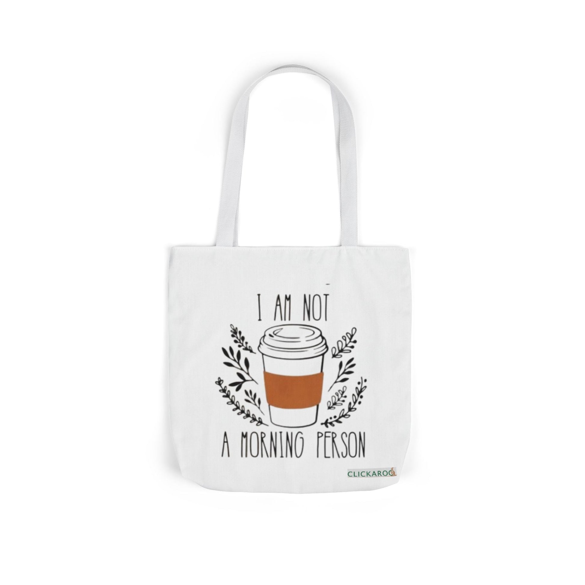 Buy “I Am Not a Morning Person” Funny Canvas Tote Bag Printify