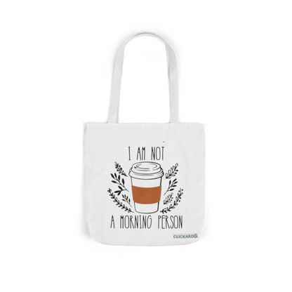 Buy “I Am Not a Morning Person” Funny Canvas Tote Bag Printify