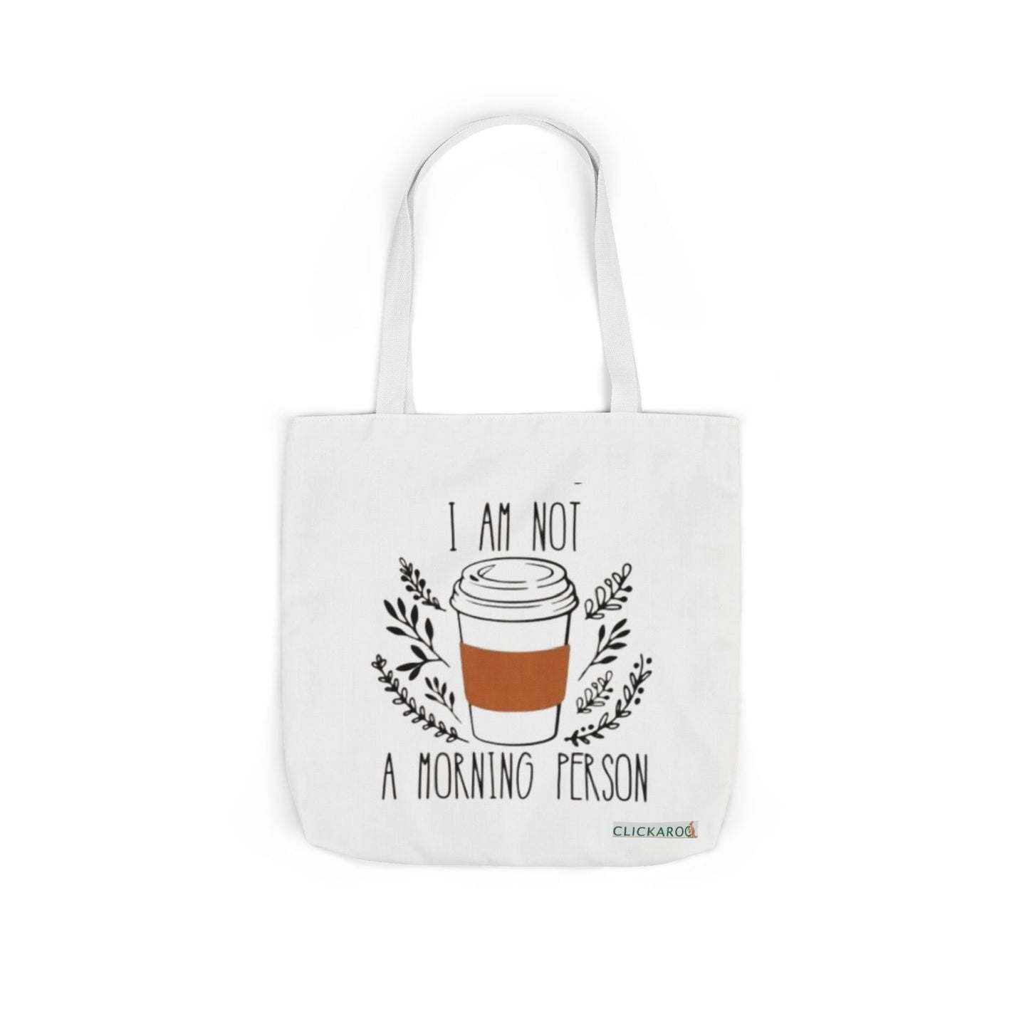 Buy “I Am Not a Morning Person” Funny Canvas Tote Bag Printify