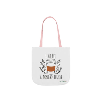 Buy “I Am Not a Morning Person” Funny Canvas Tote Bag Printify
