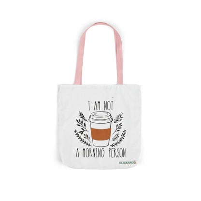 Buy “I Am Not a Morning Person” Funny Canvas Tote Bag Printify