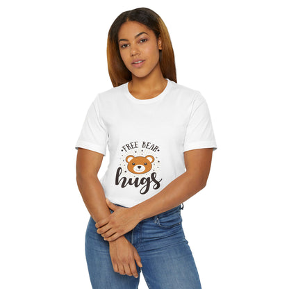 Free Bear Hugs T-Shirt — Cute Teddy Graphic Tee for Kids & Adults