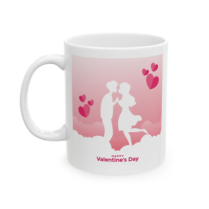 Best White Ceramic Printed Mugs Online For Couples | Valentine's Day Coffee Mugs For Gifts Purpose Printify