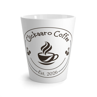 Personalised Latte Mug | Custom Printed Ceramic Coffee Cup (12oz)