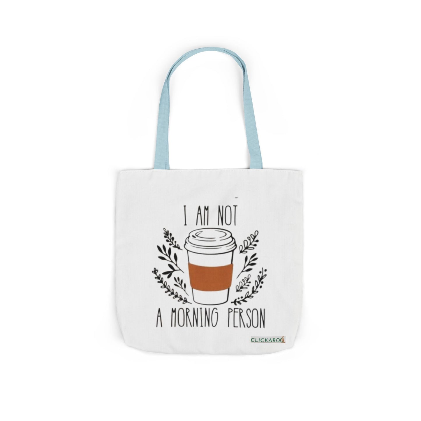 Buy “I Am Not a Morning Person” Funny Canvas Tote Bag Printify