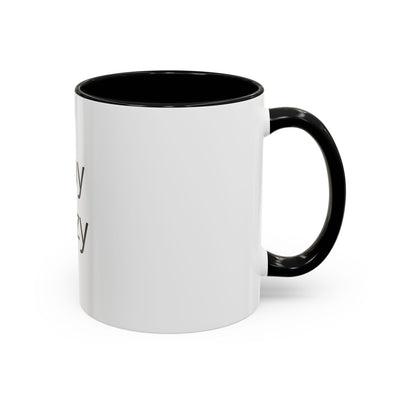 Stay Cozy Accent Coffee Mug | Personalised Ceramic Coffee Cup (11oz / 15oz)