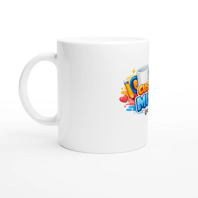 11oz Ceramic Mug Ceramic White