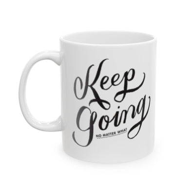 Buy Keep Going Ceramic Mug  Inspirational Coffee Cup