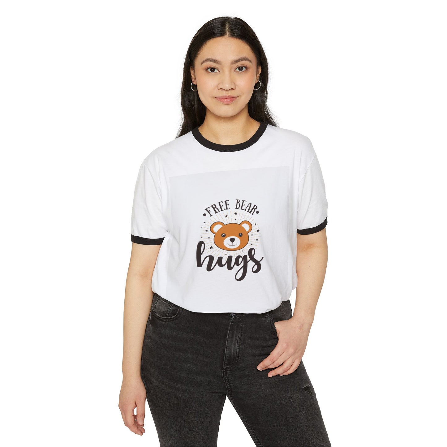 Free Bear Hugs Ringer T-Shirt