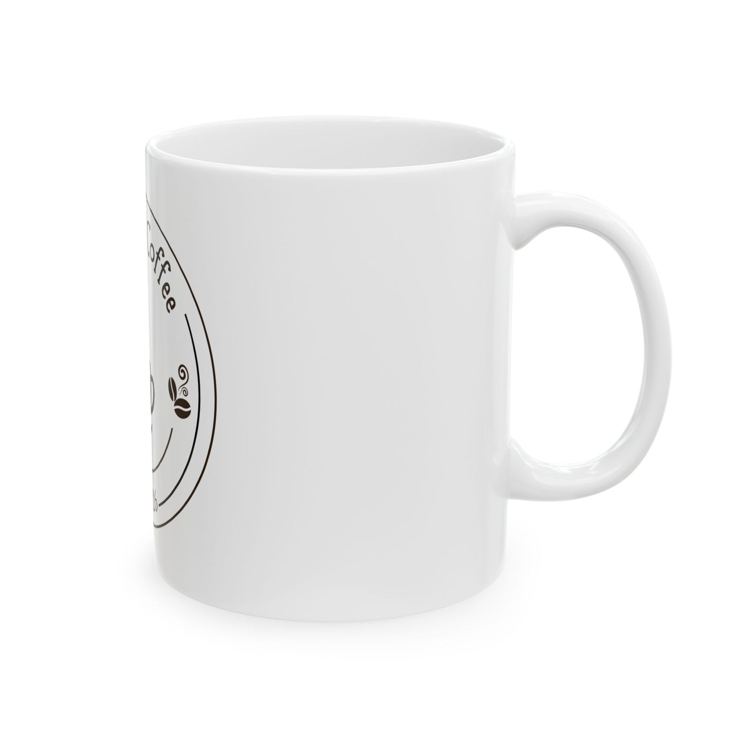 Coffee Mug — Clickaaro Coffee Logo Mug (Est. 2026) — 11oz & 15oz Ceramic