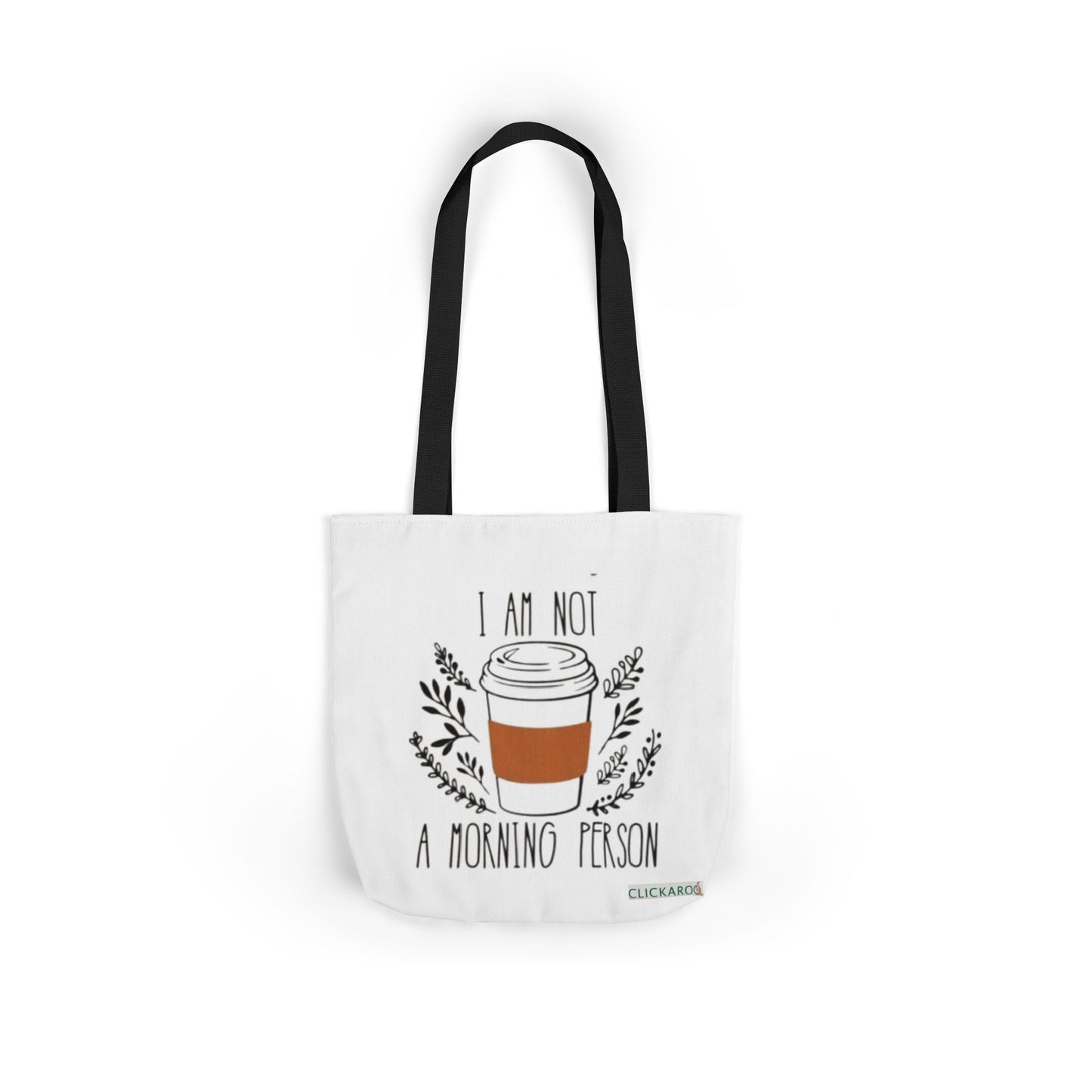 Buy “I Am Not a Morning Person” Funny Canvas Tote Bag Printify